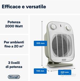 Termoventilatore marca deLonghi