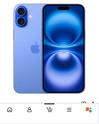 iphone 16 plus 128 g blu