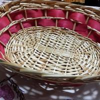 cesto natalizio vimini