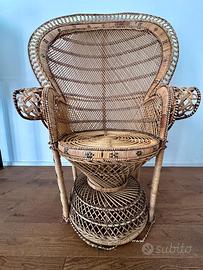Poltrona "Pavone" vintage