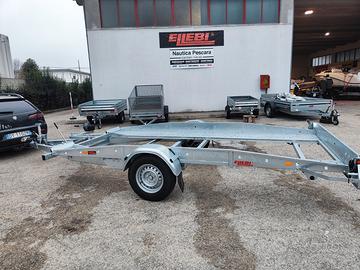 Rimorchio auto - idraulico ribaltabile Ellebi