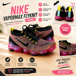 Nike VaporMax Flyknit 3 , 40 donna