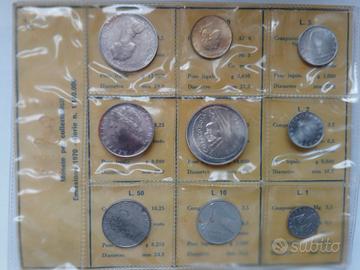 Divisionale Zecca di Roma Repubblica Italiana 1970