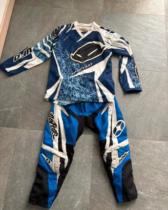 Completo motocross bambino taglia 24