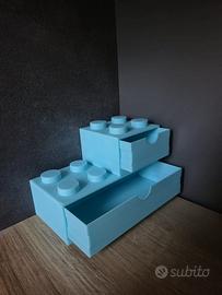 portaoggetti modulare stile lego