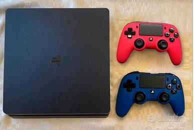 Ps4 slim + 2 dualshock 4 vome nuovi.   #play #sony