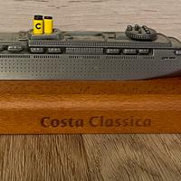 Modellino nave crociera