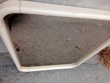 specchio  con cornice in legno