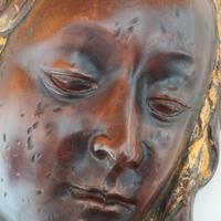 Madonna lignea scultura intaglio 