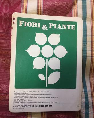 FIORI E PIANTE SCHEDE
