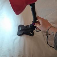 Lampada da scrivania / comodino con pinza