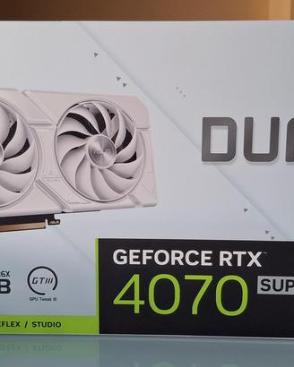 ASUS Dual GeForce RTX™ 4070 SUPER EVO White OC Edi