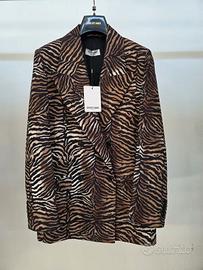 Blazer doppiopetto – Stampa Animalier Tigrata