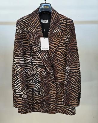 Blazer doppiopetto – Stampa Animalier Tigrata