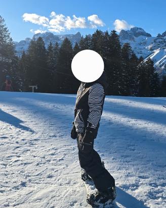 tuta snowboard Volcom 8/11 anni