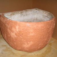 Vaso a muro in cemento