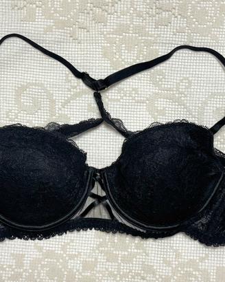 Reggiseno Intimissimi pizzo nero incrociato tg 3B