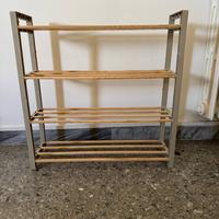 Scarpiera 4 ripiani in legno marca KASANOVA