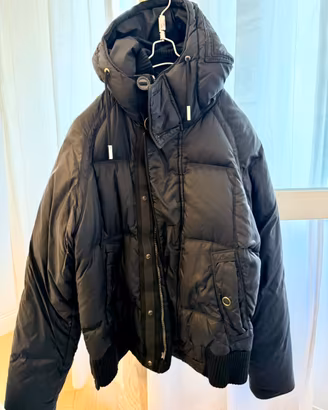 Moncler Vintage originale blu con cappuccio