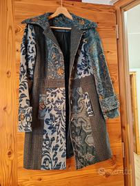 Cappotto Patchwork Boho Vintage Tg S(IT 40)Rainbow