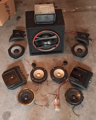 impianto stereo completo 