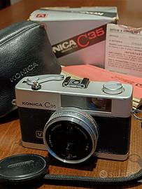 konica C35 V  hexanon F 2.8 