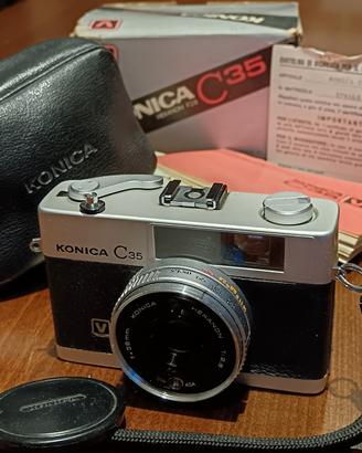 konica C35 V  hexanon F 2.8 