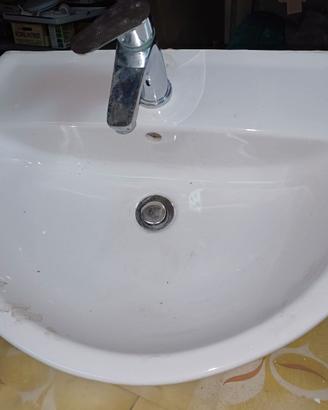 Lavandino  Lavabo Pozzi Ginori con miscelatore