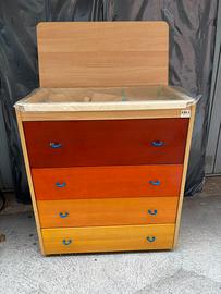 Fasciatoio con cassettiera ERLI + zaino portabimbi