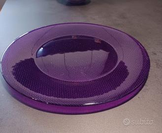 Set 11 sottopiatti in vetro viola Maison du Monde
