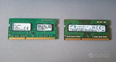 RAM DDR3(Kit 2x4GB)SODIMM 1600MHz Kingston/Samsung