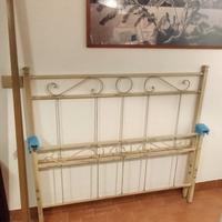 letto in metallo da una piazza e mezza 