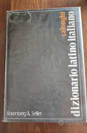Dizionario LATINO ITALIANO Calonghi, IIIed,1950