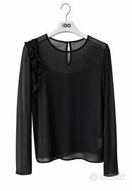 maglietta/blusa nera iDO da bambina