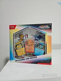 Pokèmon collezione con poster Evoluzioni Prismatic