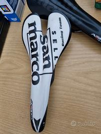 Sella San Marco Aspide carbon bianca