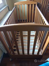 Lettino neonato con sponde