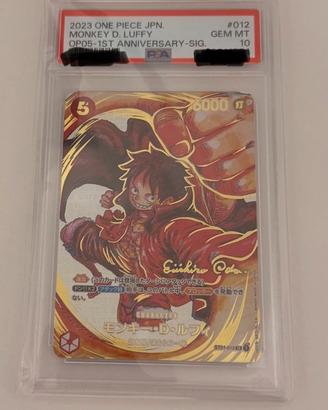 Luffy signed psa 10