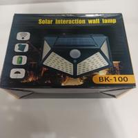 Faretto a 100 Led Con Pannello Solare