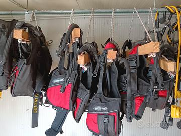 bombole da sub con Gav e accessori