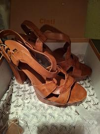 PLATEAU scarpe CINTI  beige