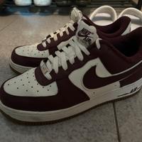 Scarpe Nike AirForce 1 College Pack Night Maroon