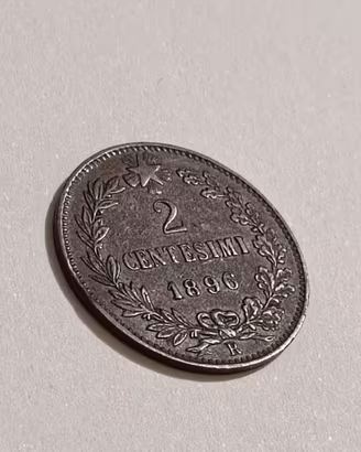 moneta 2 centesimi 1896 - R - regno d'italia