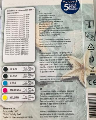 Cartucce a colori per diverse stampanti CANON