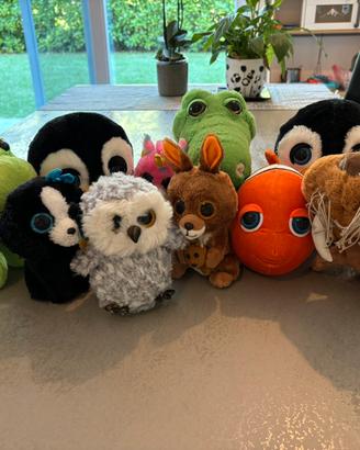 10 pelusche ty e ocean buddies