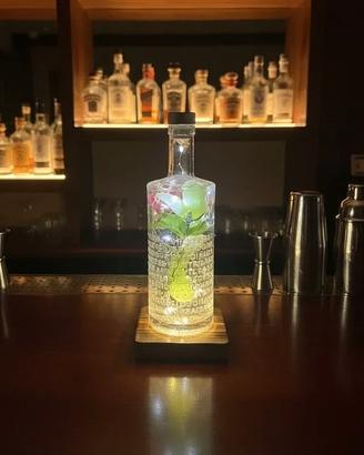 Lampada artigianale base Gin. Botanist