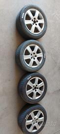 4 gomme su cerchi in lega vw a 70 euro