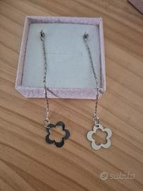 orecchini color argento 