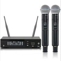 Doppio microfono wireless stile Shure sm58