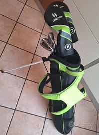 Sacca e mazze da golf ragazzo